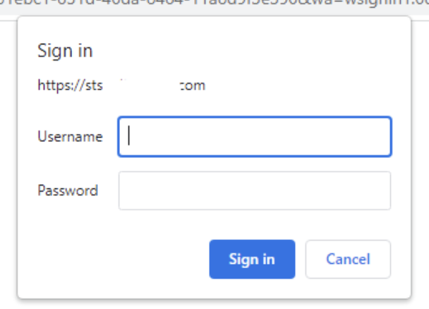 Proxy with username and password triggers dialog